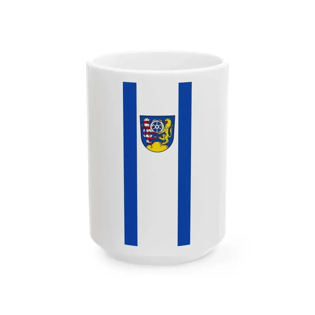Banner Landkreis Frankenberg (Germany) White Coffee Mug 15oz - Go Mug Yourself