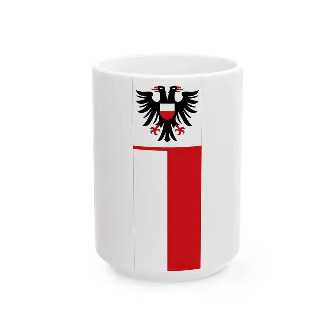 Banner Luebeck (Germany) White Coffee Mug 15oz - Go Mug Yourself