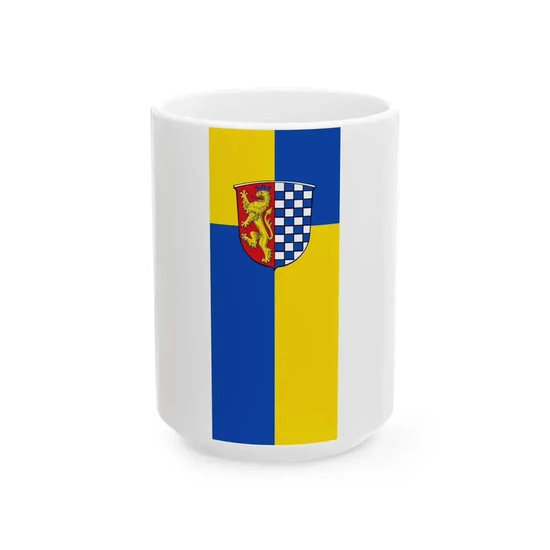 Banner Luetzelbach (Germany) White Coffee Mug 15oz - Go Mug Yourself
