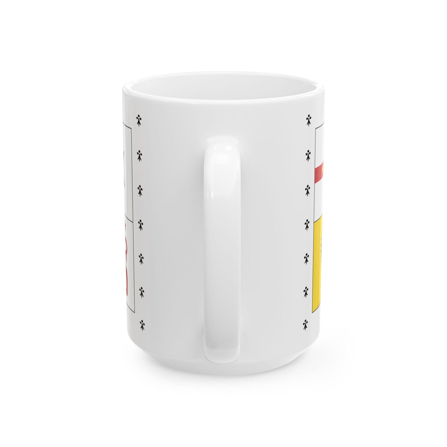 Banner of Arms of Australia 1953-2022 (Australia) White Coffee Mug-Go Mug Yourself