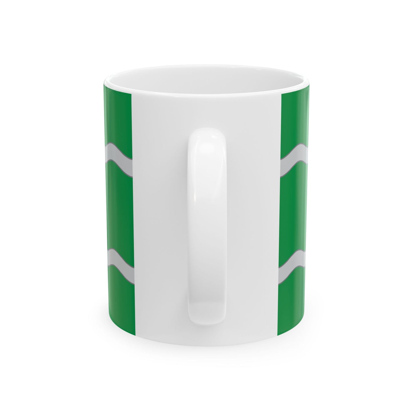 Banner of arms of the 16th District of Budapest (Hungary) White Coffee Mug-Go Mug Yourself