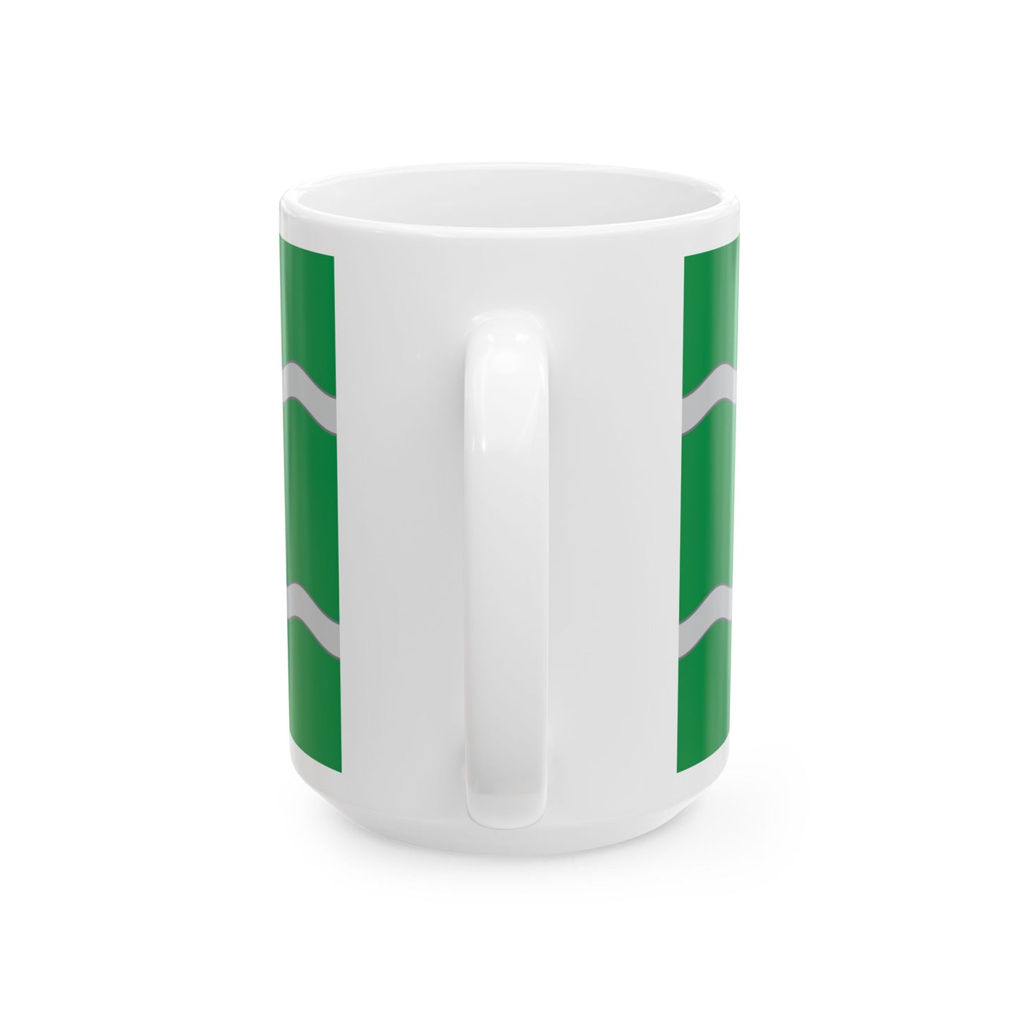 Banner of arms of the 16th District of Budapest (Hungary) White Coffee Mug-Go Mug Yourself