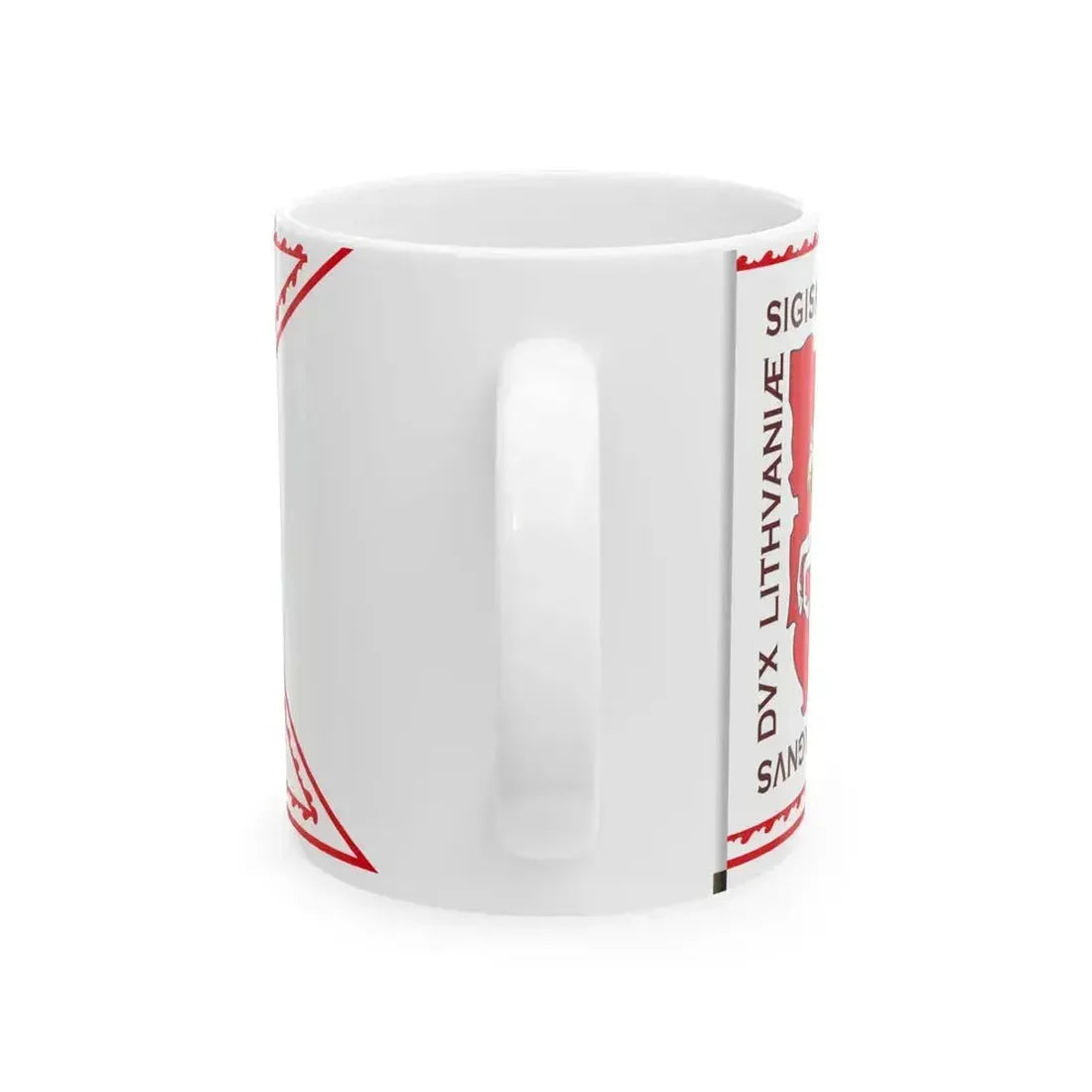 Banner of Duchy of Samogitia 1609-1618-1 (Lithuania) White Coffee Mug - Go Mug Yourself