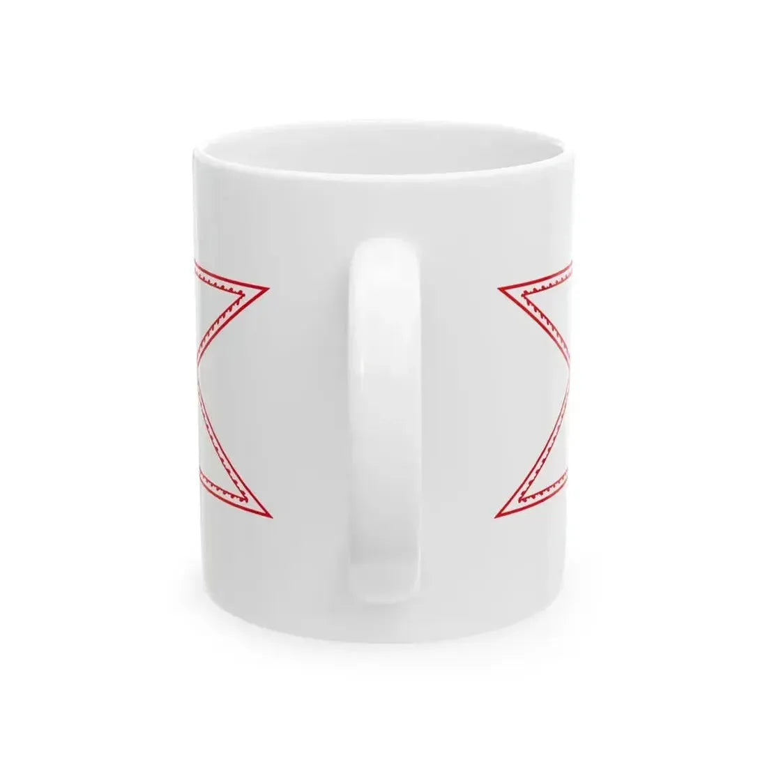 Banner of Duchy of Samogitia 1609-1618 (Lithuania) White Coffee Mug - Go Mug Yourself