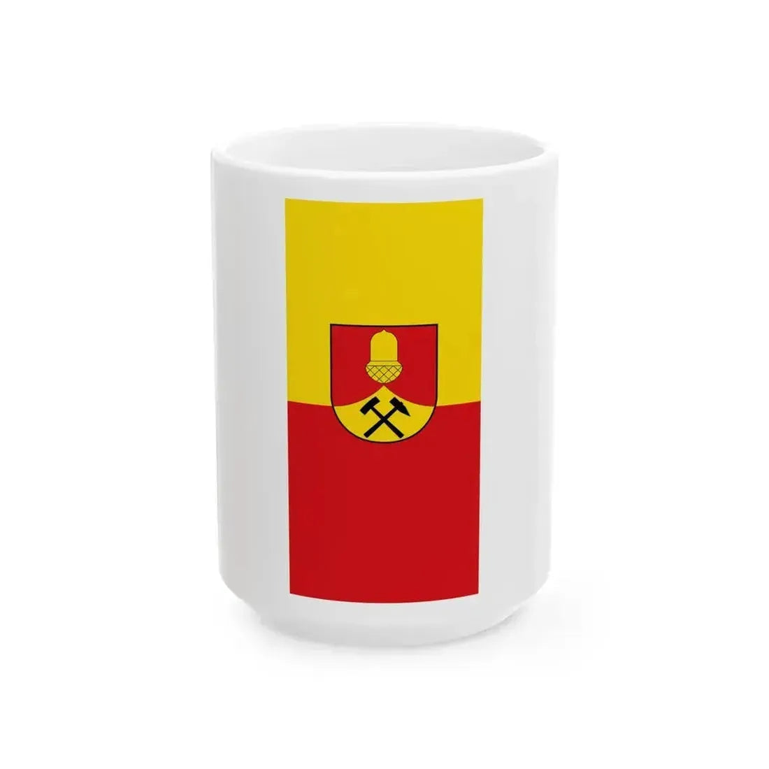 Banner of Eichelhardt (Germany) White Coffee Mug 15oz - Go Mug Yourself