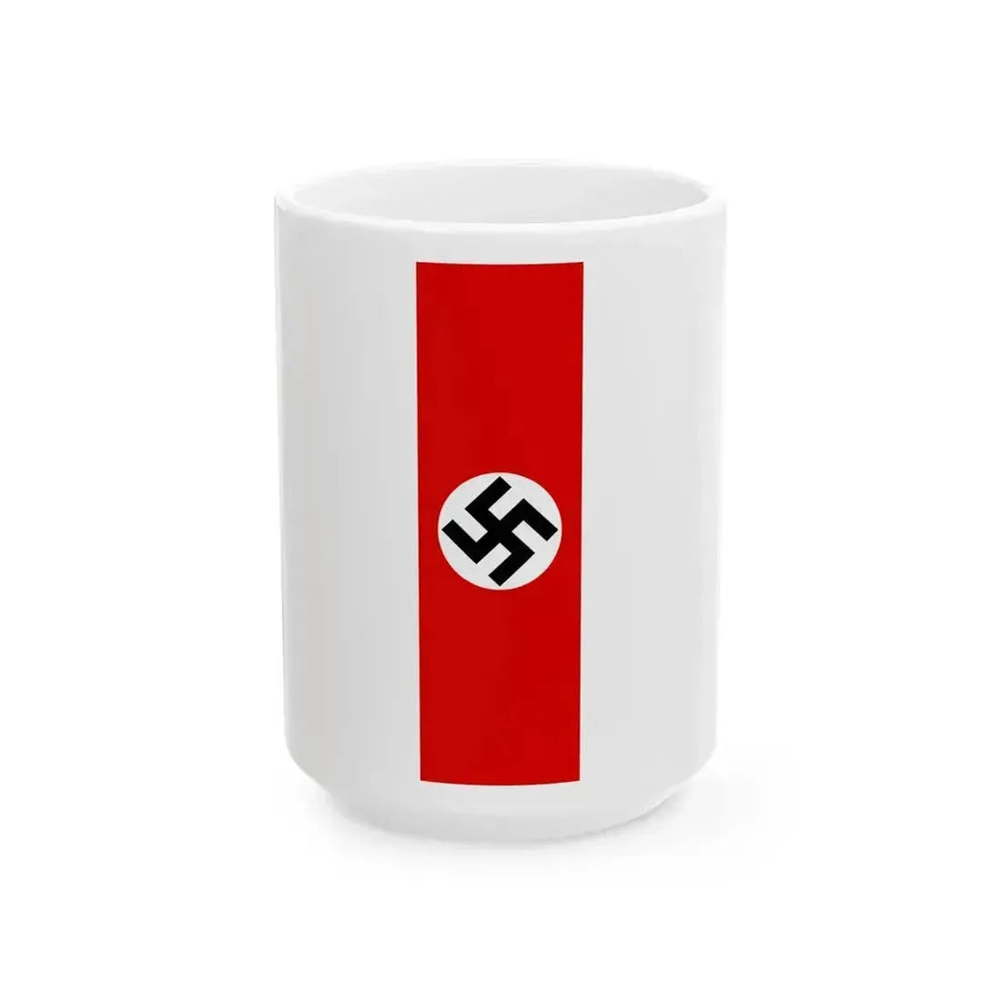 Banner of Germany 1935-1945 (Germany) White Coffee Mug 15oz - Go Mug Yourself