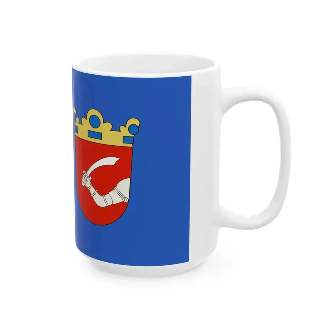 Banner of Rama Bosnia at Ferdinand IIs coronation 1618 (Bosnia and Herzegovina) White Coffee Mug - Go Mug Yourself