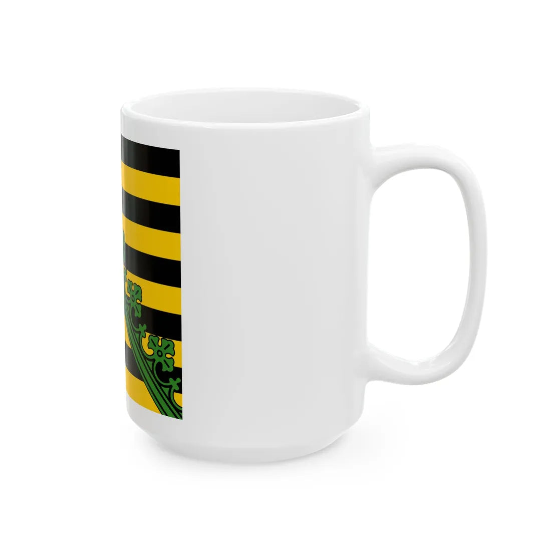 Banner of Saxony 11 (Germany) White Coffee Mug - Go Mug Yourself