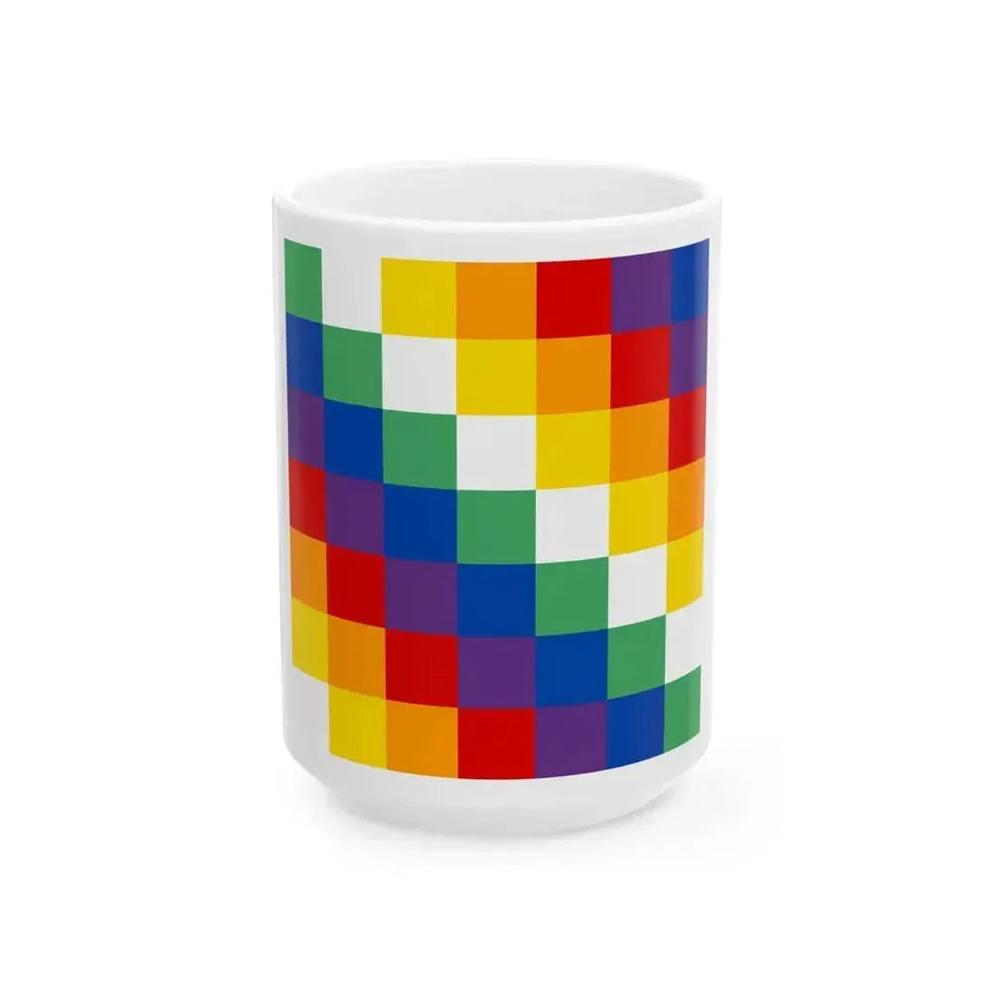 Banner of the Anti Suyu 1979 (Peru) White Coffee Mug 15oz - Go Mug Yourself