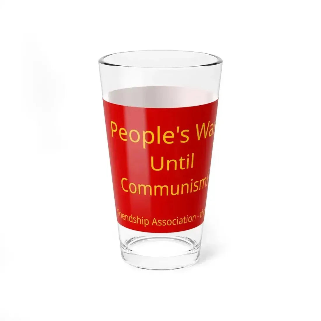 Banner of the Friendship Association-the New Peru (Peru) Pint Glass 16oz - Go Mug Yourself