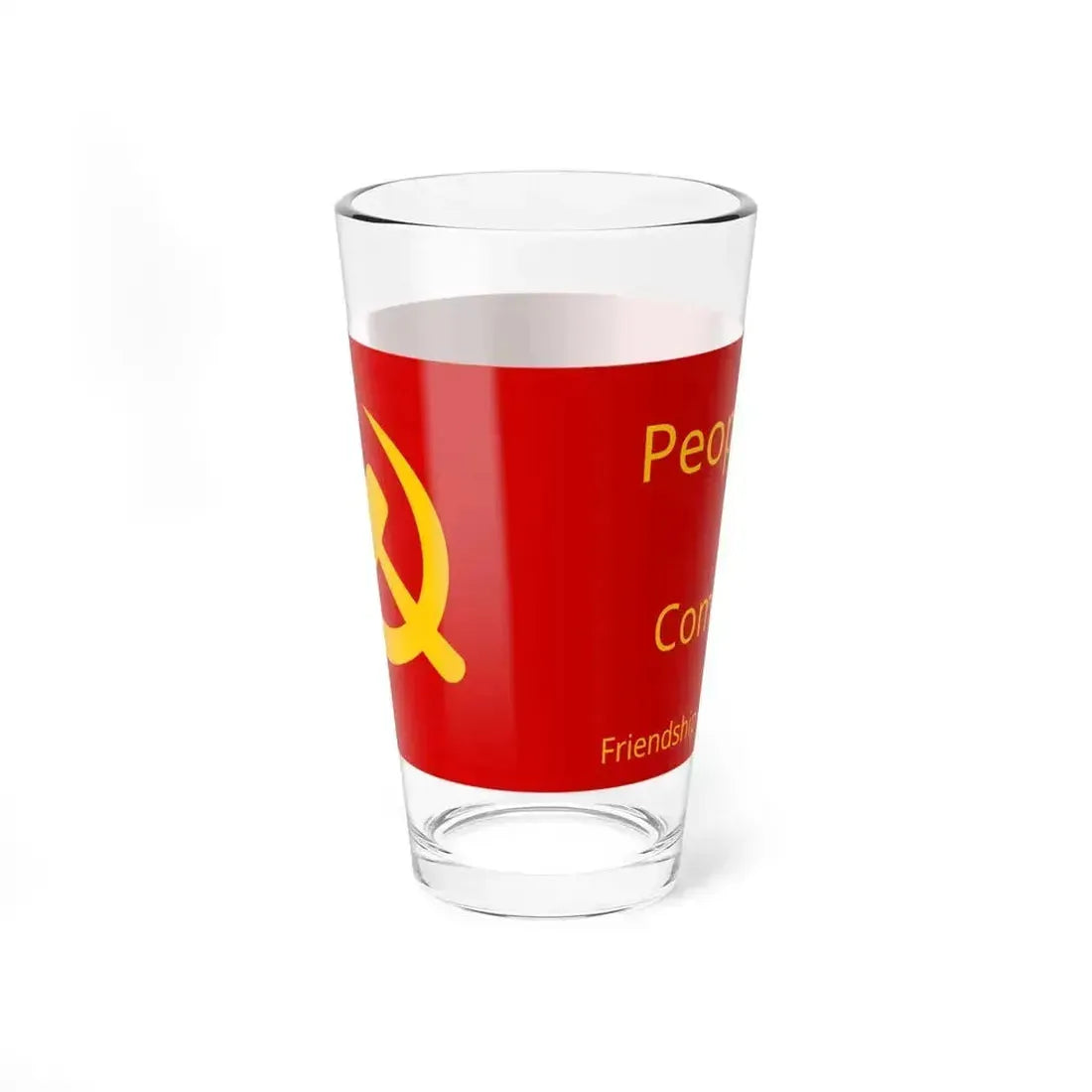 Banner of the Friendship Association-the New Peru (Peru) Pint Glass 16oz - Go Mug Yourself