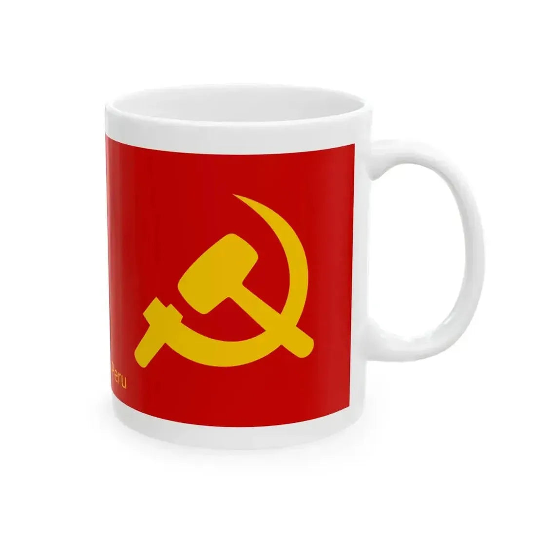 Banner of the Friendship Association-the New Peru (Peru) White Coffee Mug - Go Mug Yourself