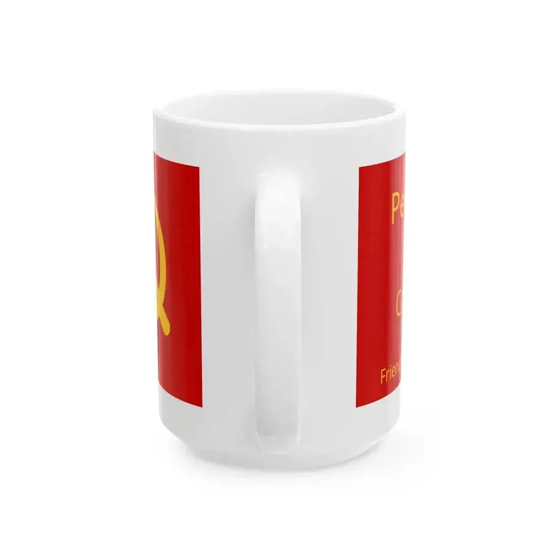 Banner of the Friendship Association-the New Peru (Peru) White Coffee Mug - Go Mug Yourself