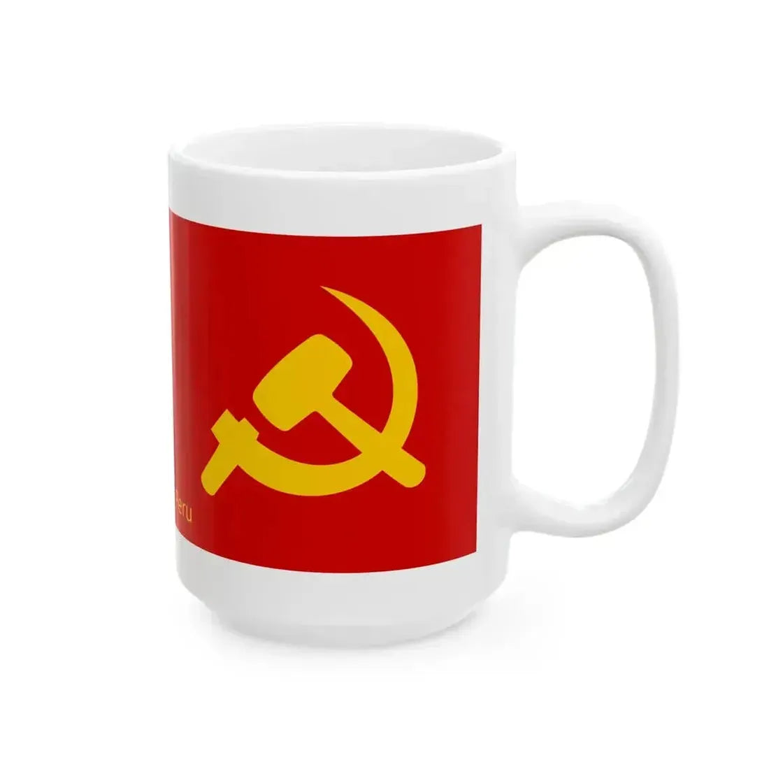 Banner of the Friendship Association-the New Peru (Peru) White Coffee Mug - Go Mug Yourself