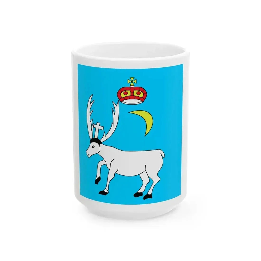 Banner of the Kingdom of Imereti (Georgia) White Coffee Mug 15oz - Go Mug Yourself
