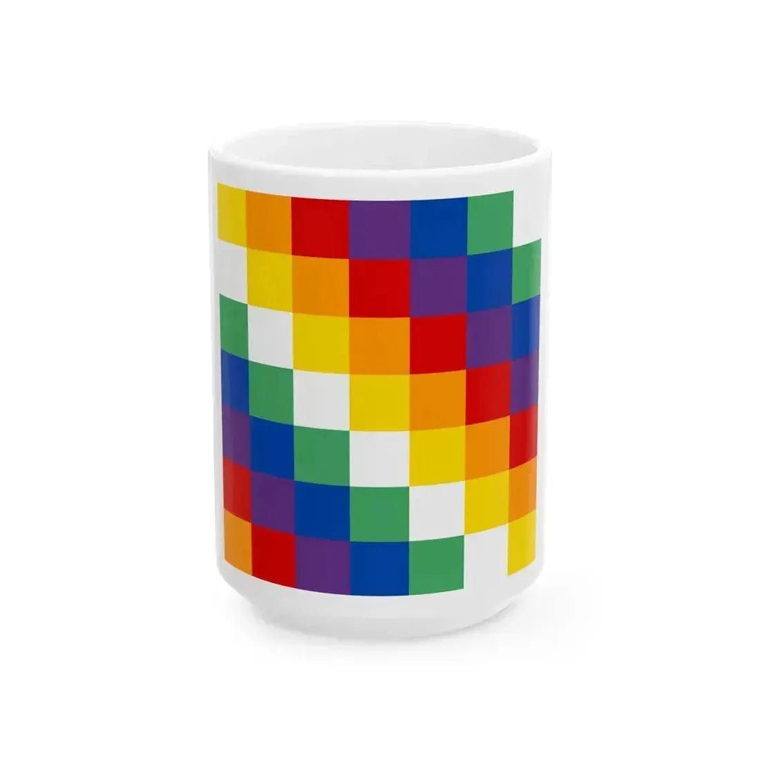 Banner of the Kunti Suyu 1979 (Peru) White Coffee Mug 15oz - Go Mug Yourself