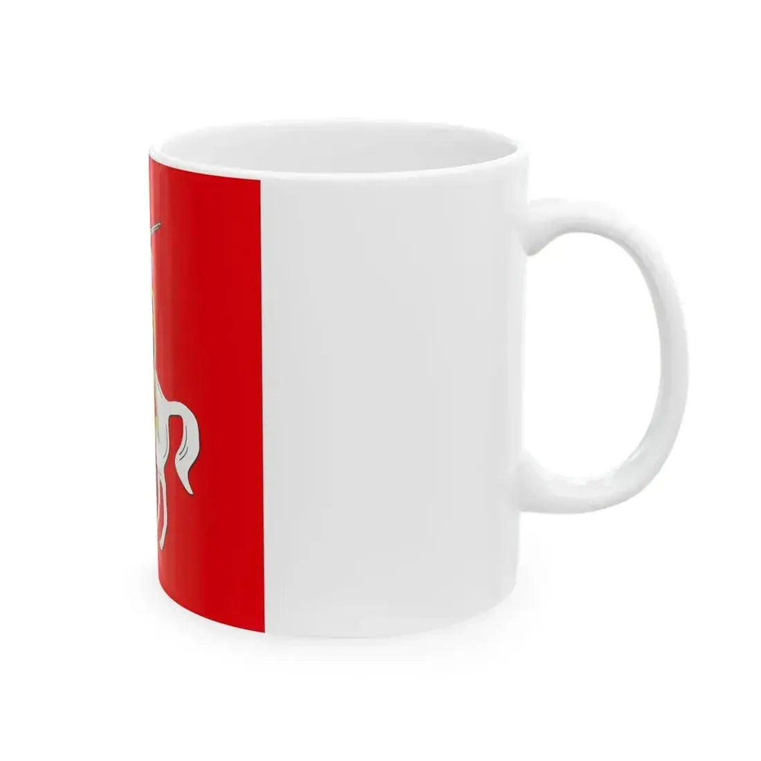 Banner of the Lithuanian Provisional Governing Commission (Lithuania) White Coffee Mug - Go Mug Yourself