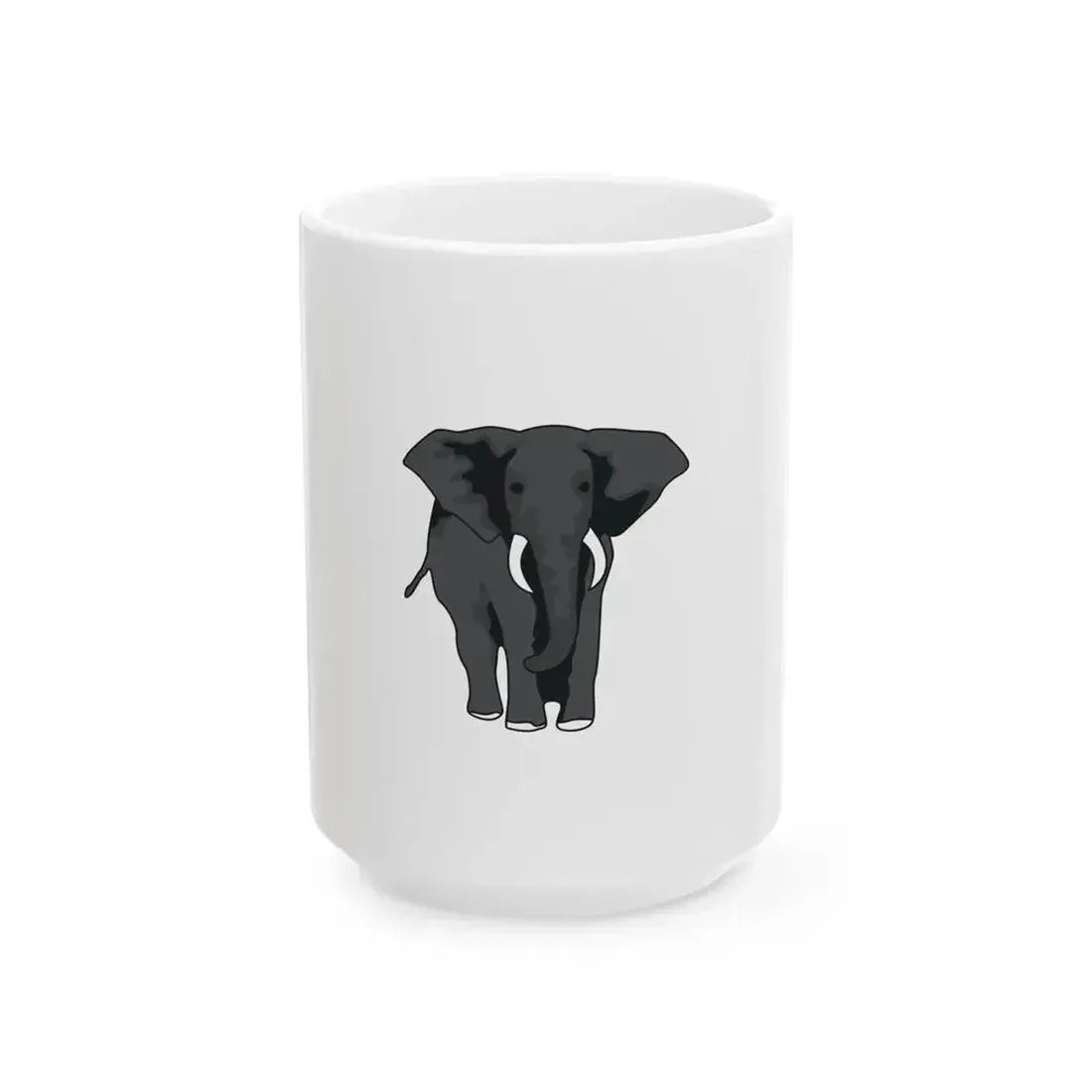 Banner of the Mbunda Kingdom (Angola) White Coffee Mug 15oz - Go Mug Yourself