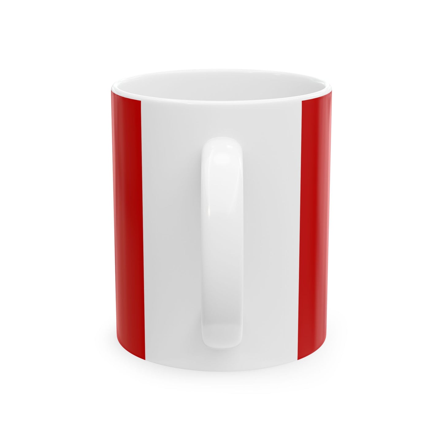 Banner of the Pahonia coat of arms of Belarus (Belarus) White Coffee Mug-Go Mug Yourself