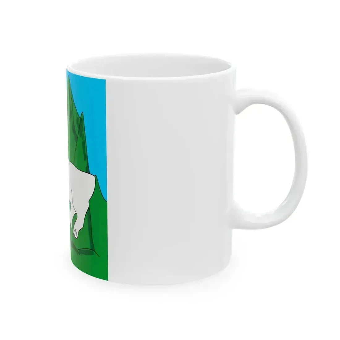 Banner of the Principality of Svaneti (Georgia) White Coffee Mug - Go Mug Yourself