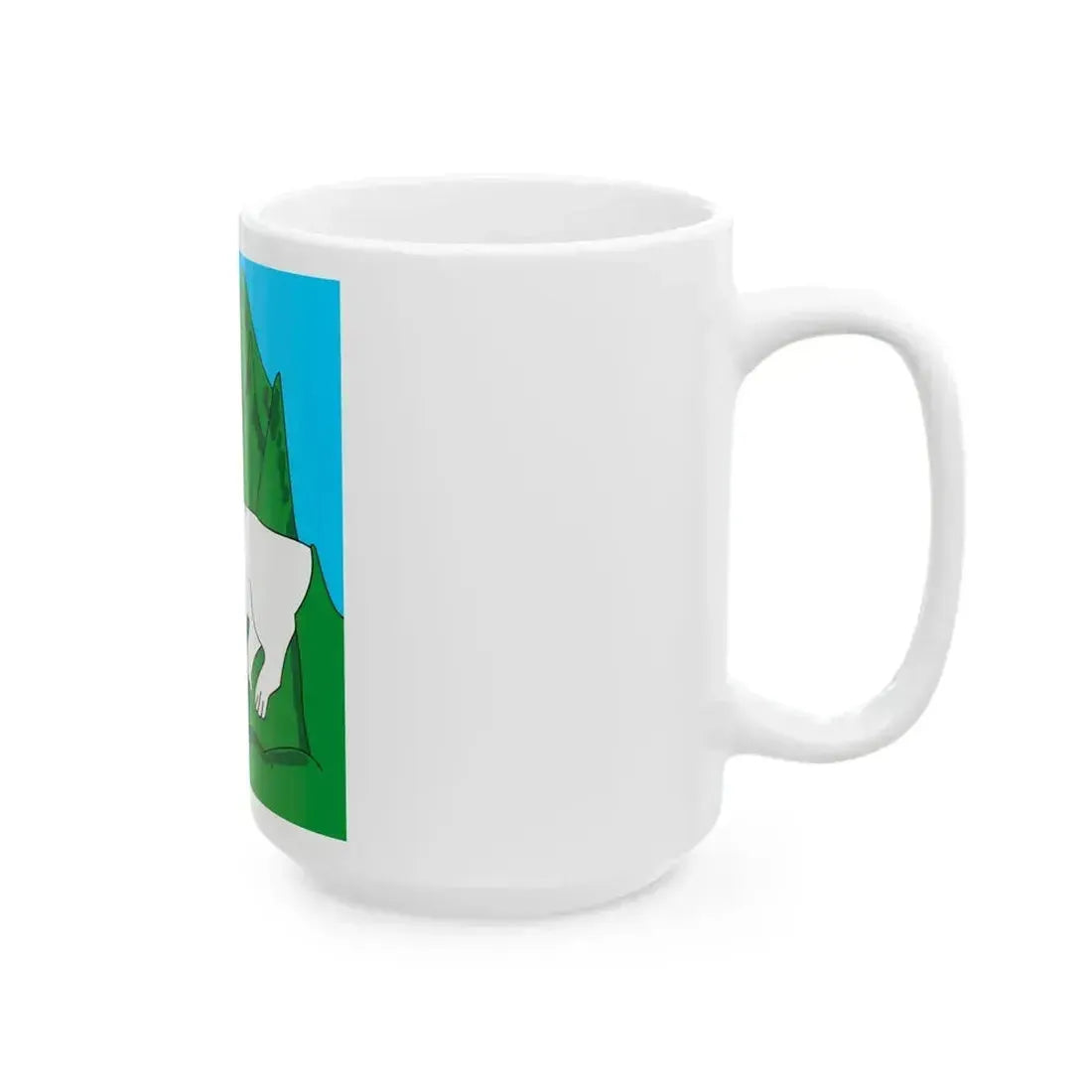 Banner of the Principality of Svaneti (Georgia) White Coffee Mug - Go Mug Yourself