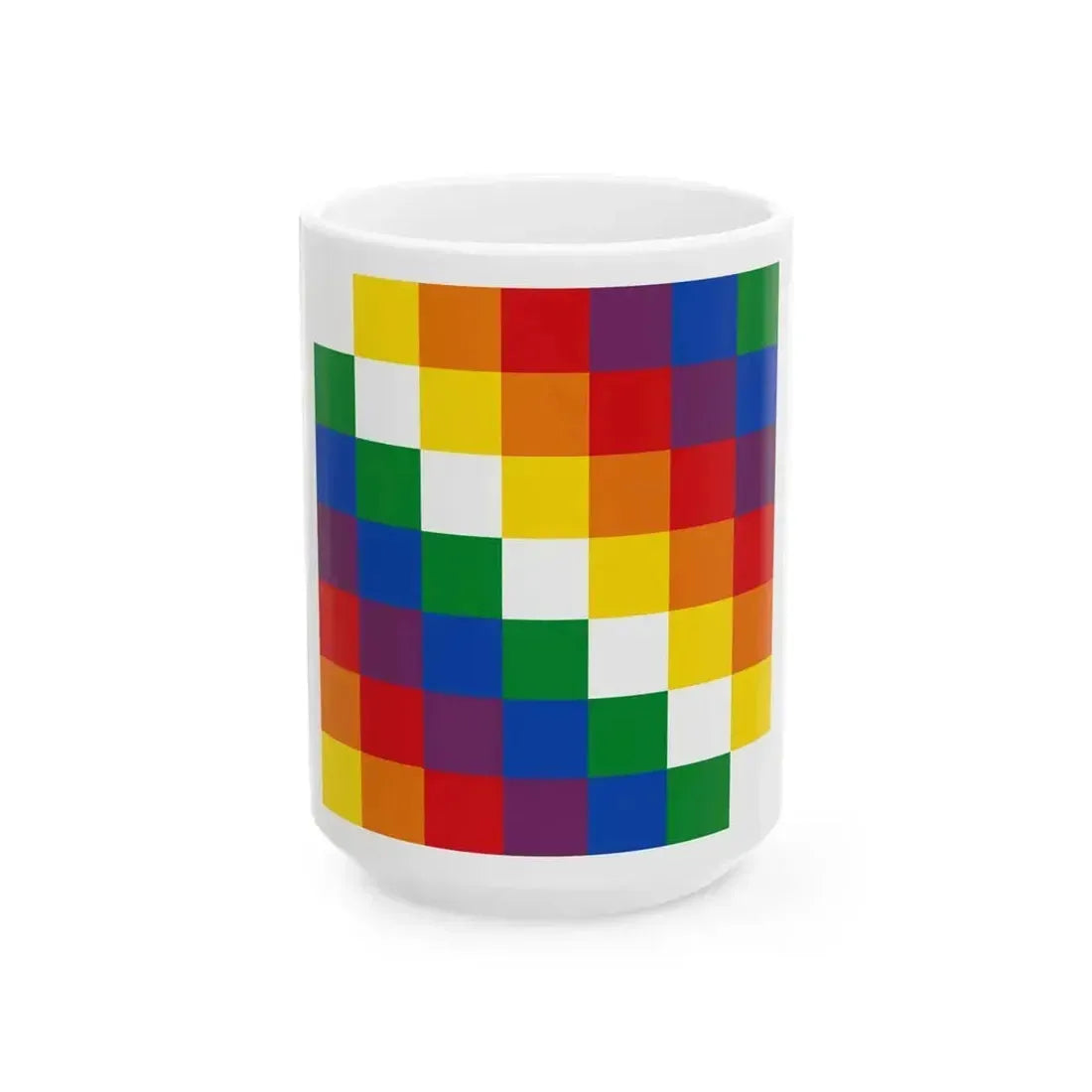 Banner of the Qulla Suyu 1979 (Argentina) White Coffee Mug 15oz - Go Mug Yourself