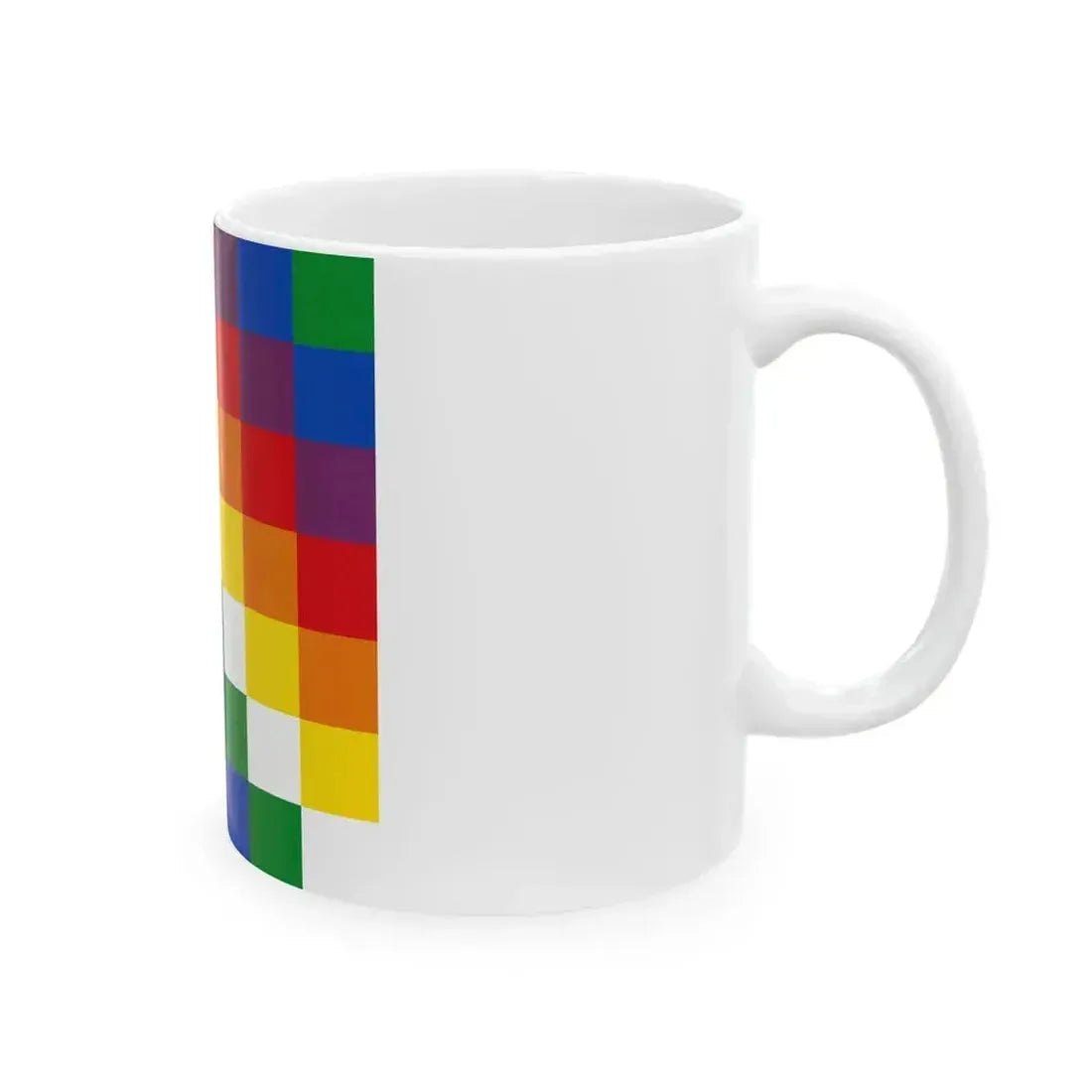 Banner of the Qulla Suyu 1979 (Argentina) White Coffee Mug - Go Mug Yourself