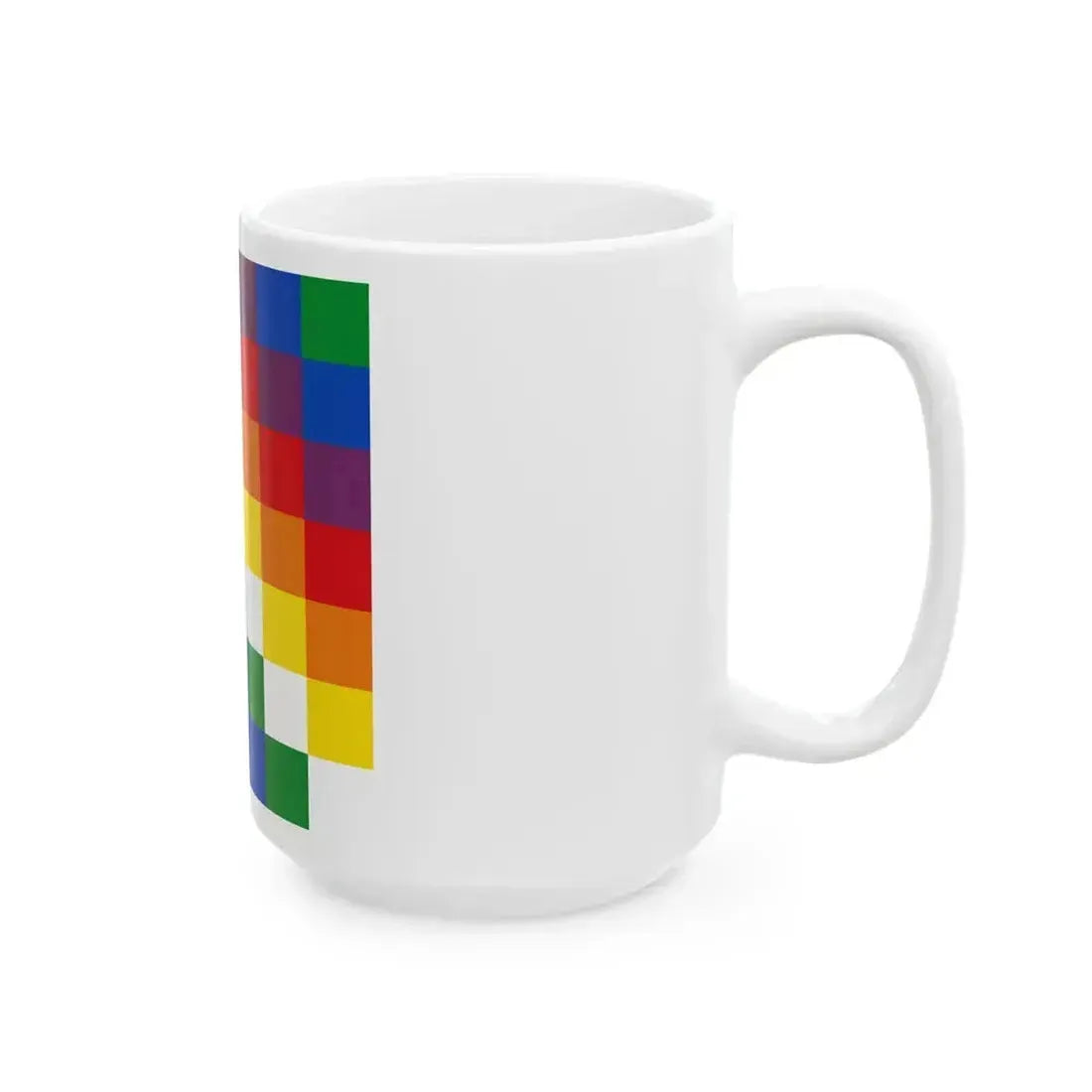 Banner of the Qulla Suyu 1979 (Argentina) White Coffee Mug - Go Mug Yourself