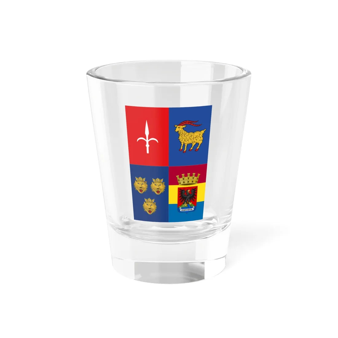 Banner of Venezia Giulia (Italy) Shot Glass 1.5oz 1.5oz - Go Mug Yourself