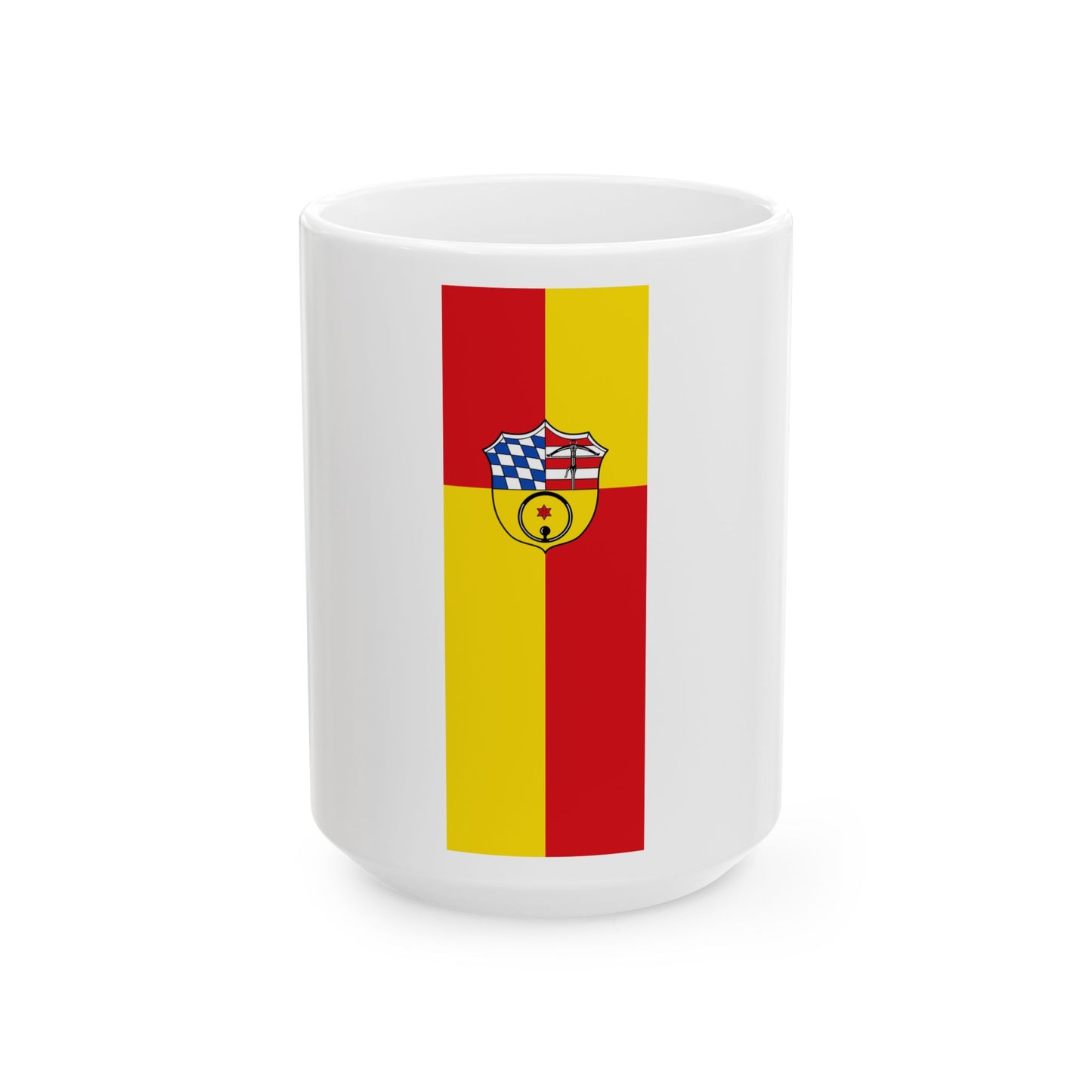 Banner Ottersheim bei Landau (Germany) White Coffee Mug-15oz-Go Mug Yourself