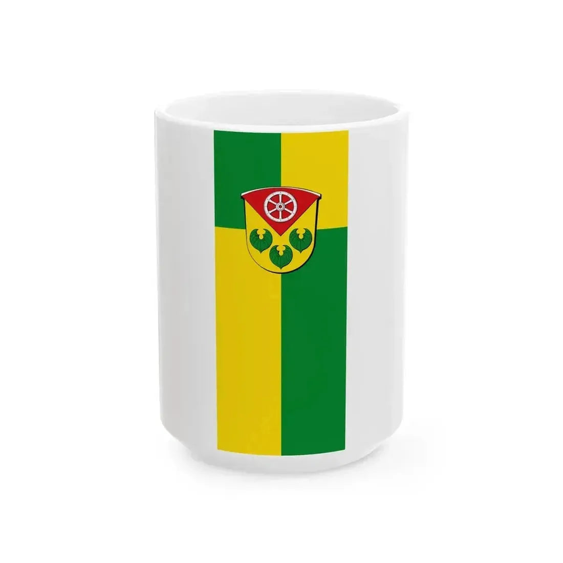 Banner Rodau Bergstrasse (Germany) White Coffee Mug 15oz - Go Mug Yourself