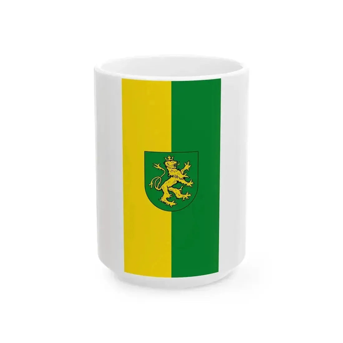 Banner Rudolstadt (Germany) White Coffee Mug 15oz - Go Mug Yourself