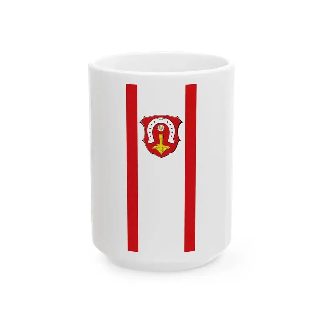 Banner Stadt Griesheim (Germany) White Coffee Mug 15oz - Go Mug Yourself