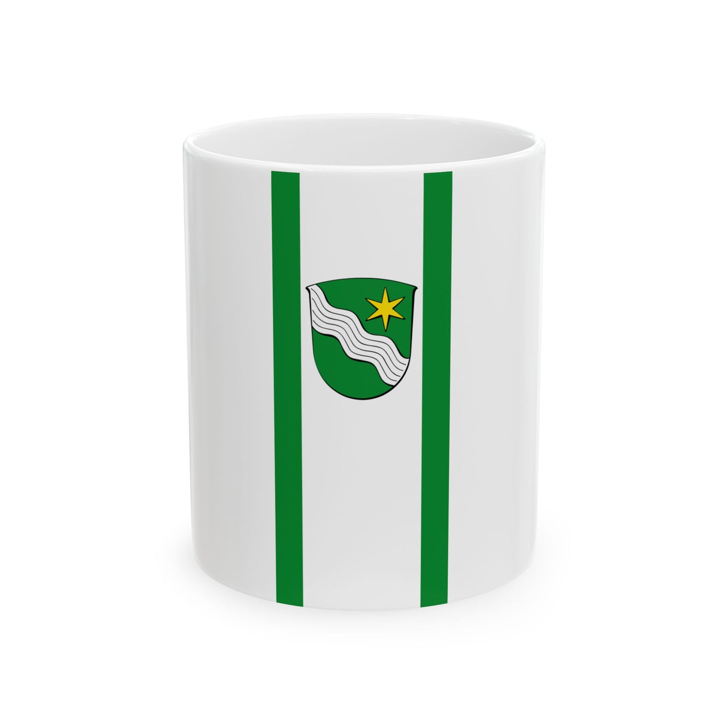 Banner Wartenberg Hessen (Germany) White Coffee Mug-11oz-Go Mug Yourself