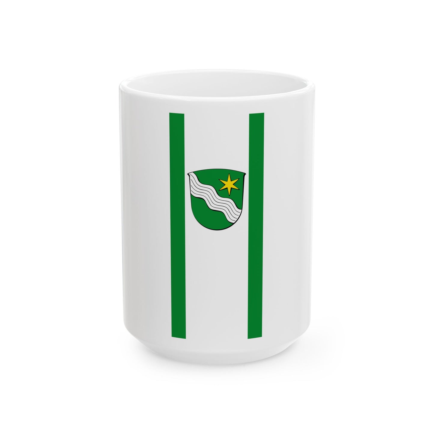 Banner Wartenberg Hessen (Germany) White Coffee Mug-15oz-Go Mug Yourself