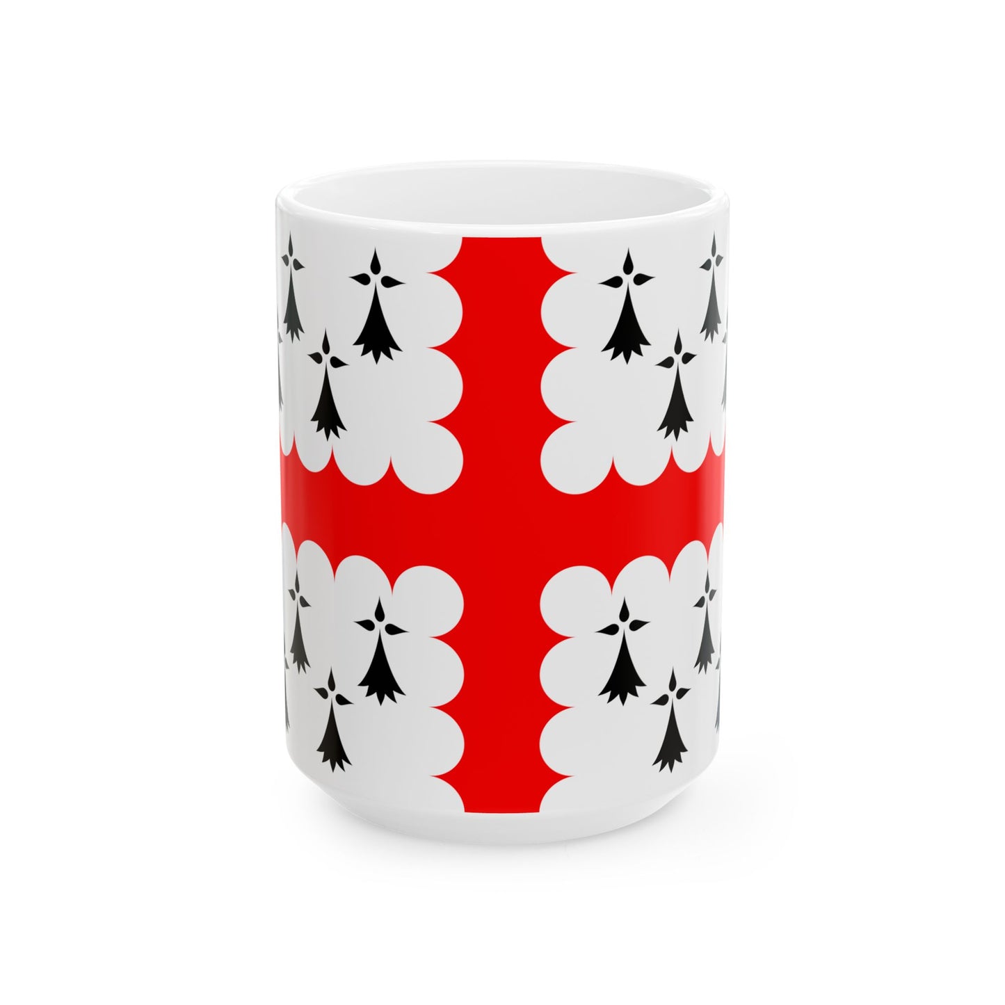 Banniel Bro Gwened 1.0 (Belgium) White Coffee Mug-15oz-Go Mug Yourself