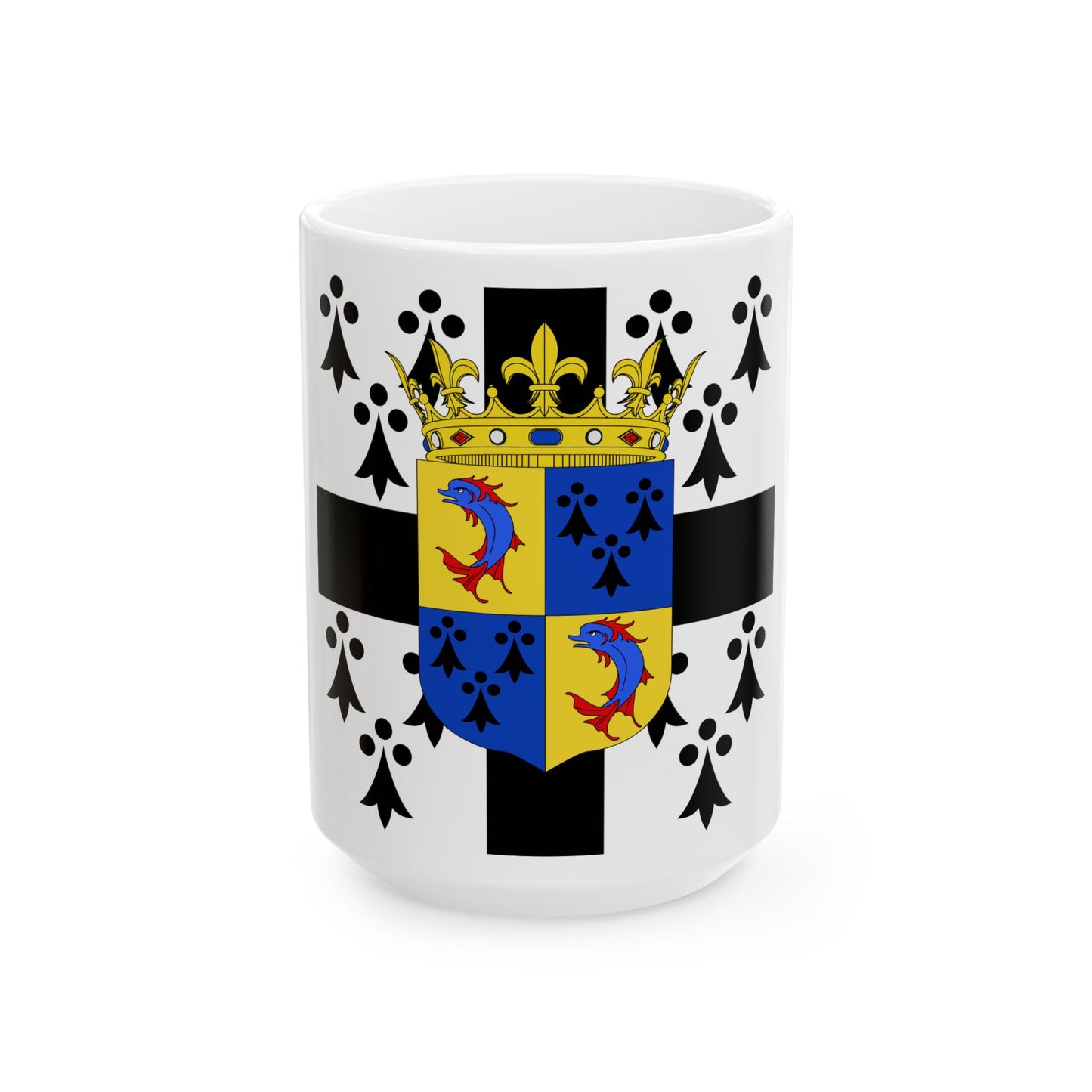 Banniel daofin breizh 1543 (Belgium) White Coffee Mug-15oz-Go Mug Yourself