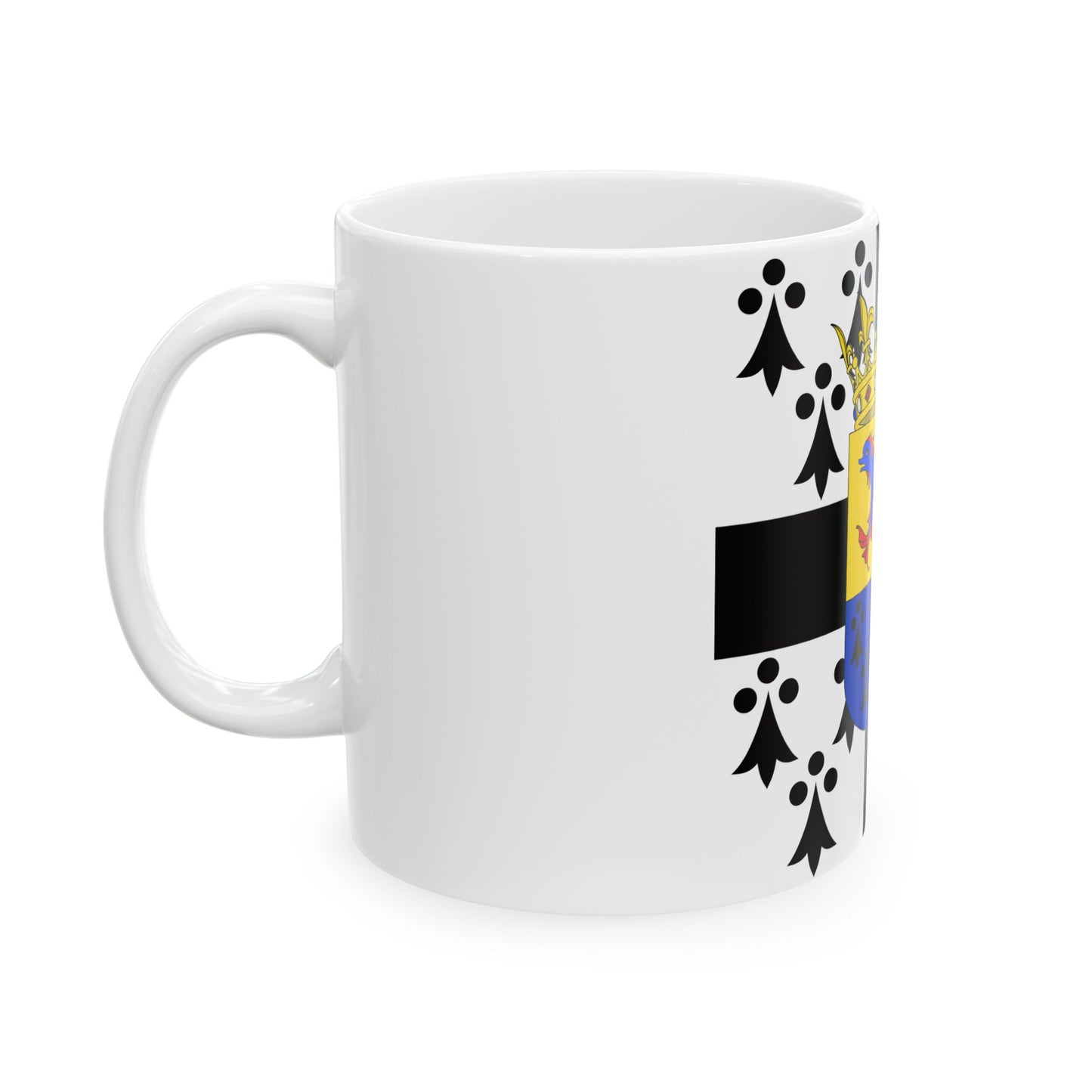 Banniel daofin breizh 1543 (Belgium) White Coffee Mug-Go Mug Yourself