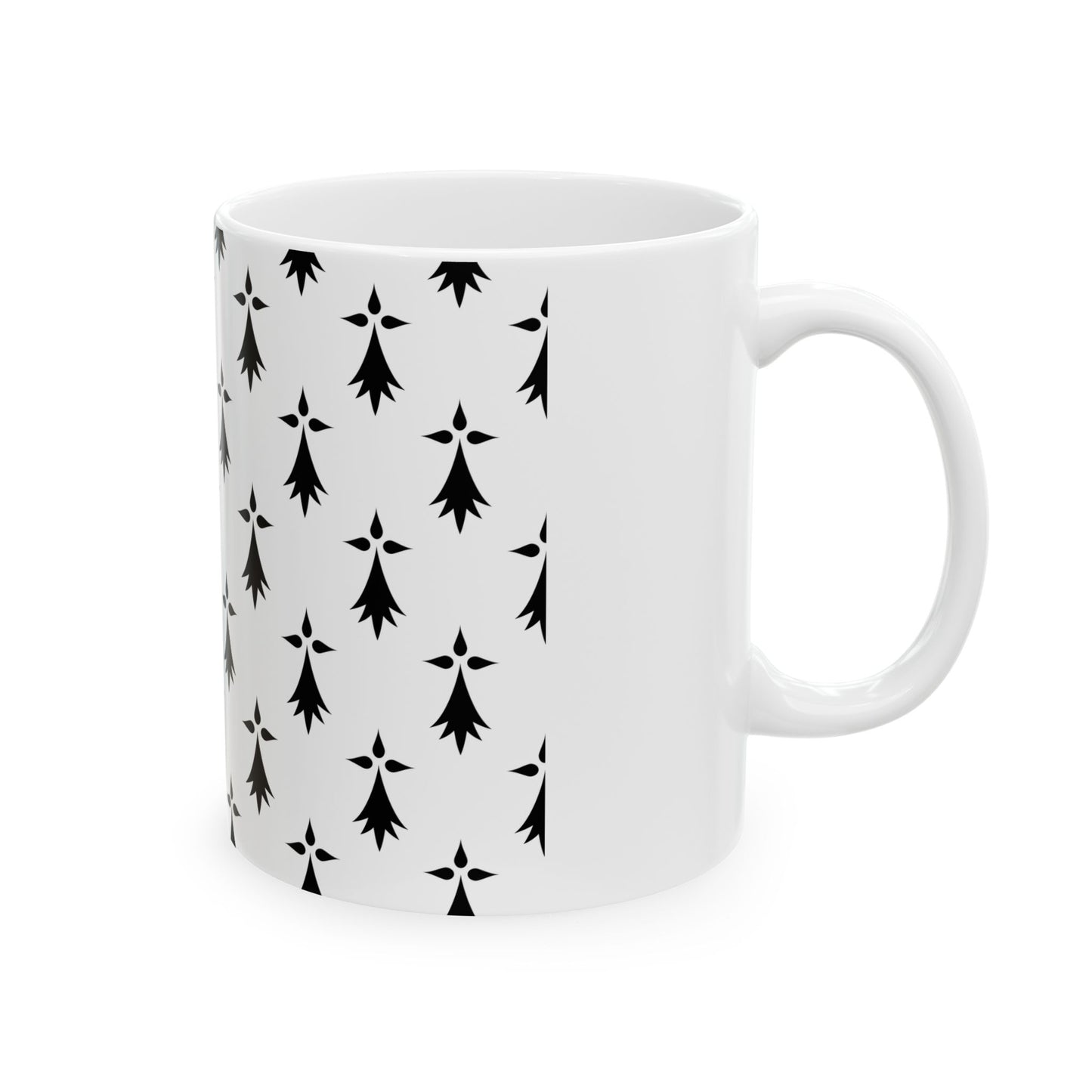Banniel Erminig (Belgium) White Coffee Mug-Go Mug Yourself