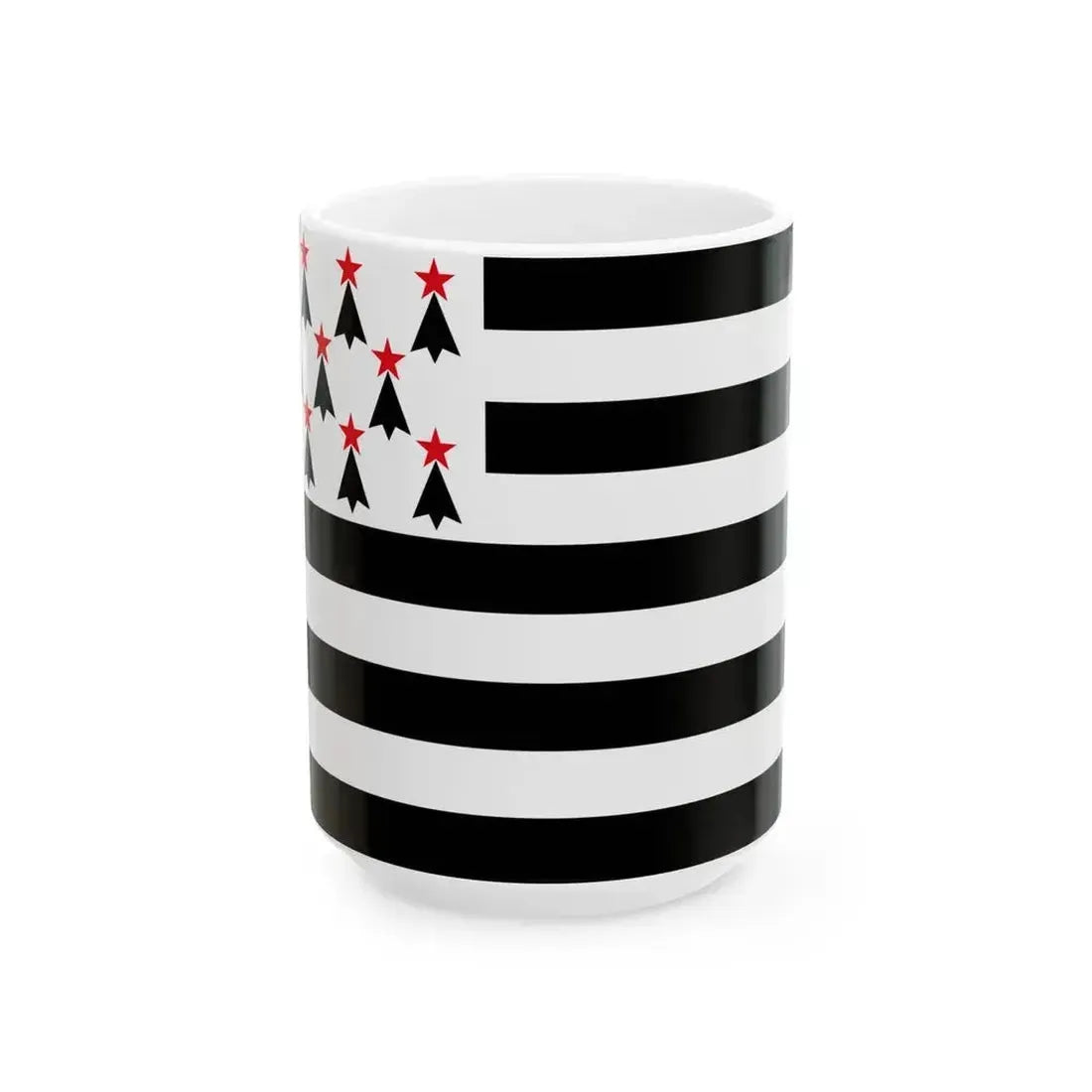 Banniel Komunour Breizh (Belgium) White Coffee Mug 15oz - Go Mug Yourself