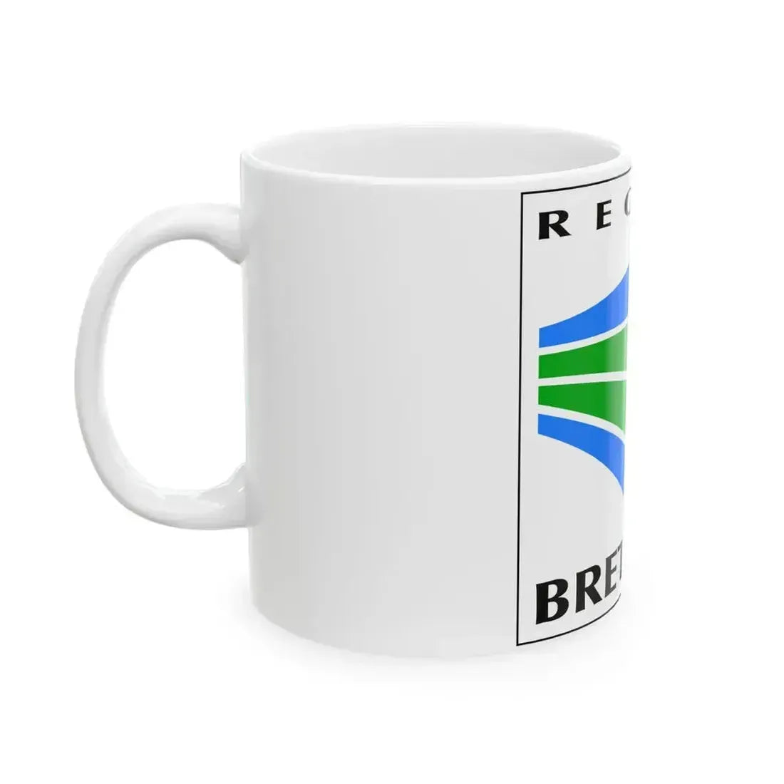 Banniel logo rannvro Breizh 1988-2005 (France) White Coffee Mug - Go Mug Yourself