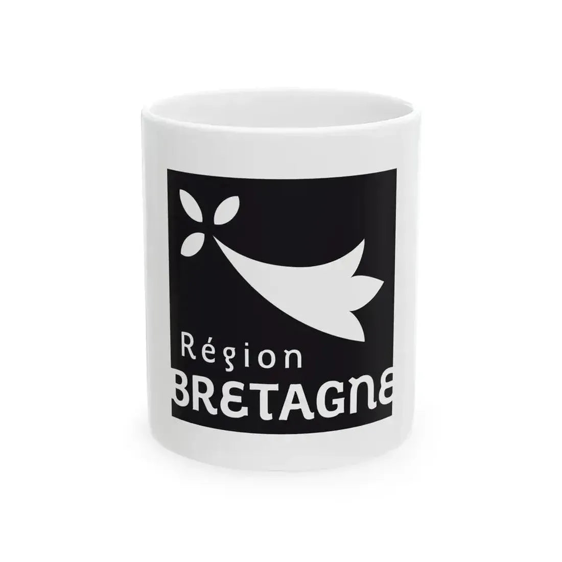Banniel logo rannvro Breizh (France) White Coffee Mug 11oz - Go Mug Yourself