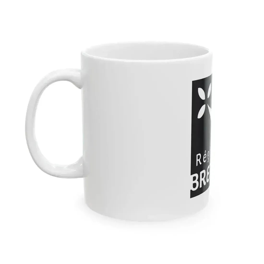 Banniel logo rannvro Breizh (France) White Coffee Mug - Go Mug Yourself