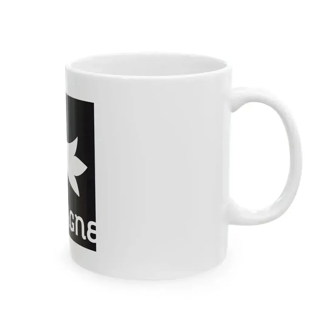 Banniel logo rannvro Breizh (France) White Coffee Mug - Go Mug Yourself