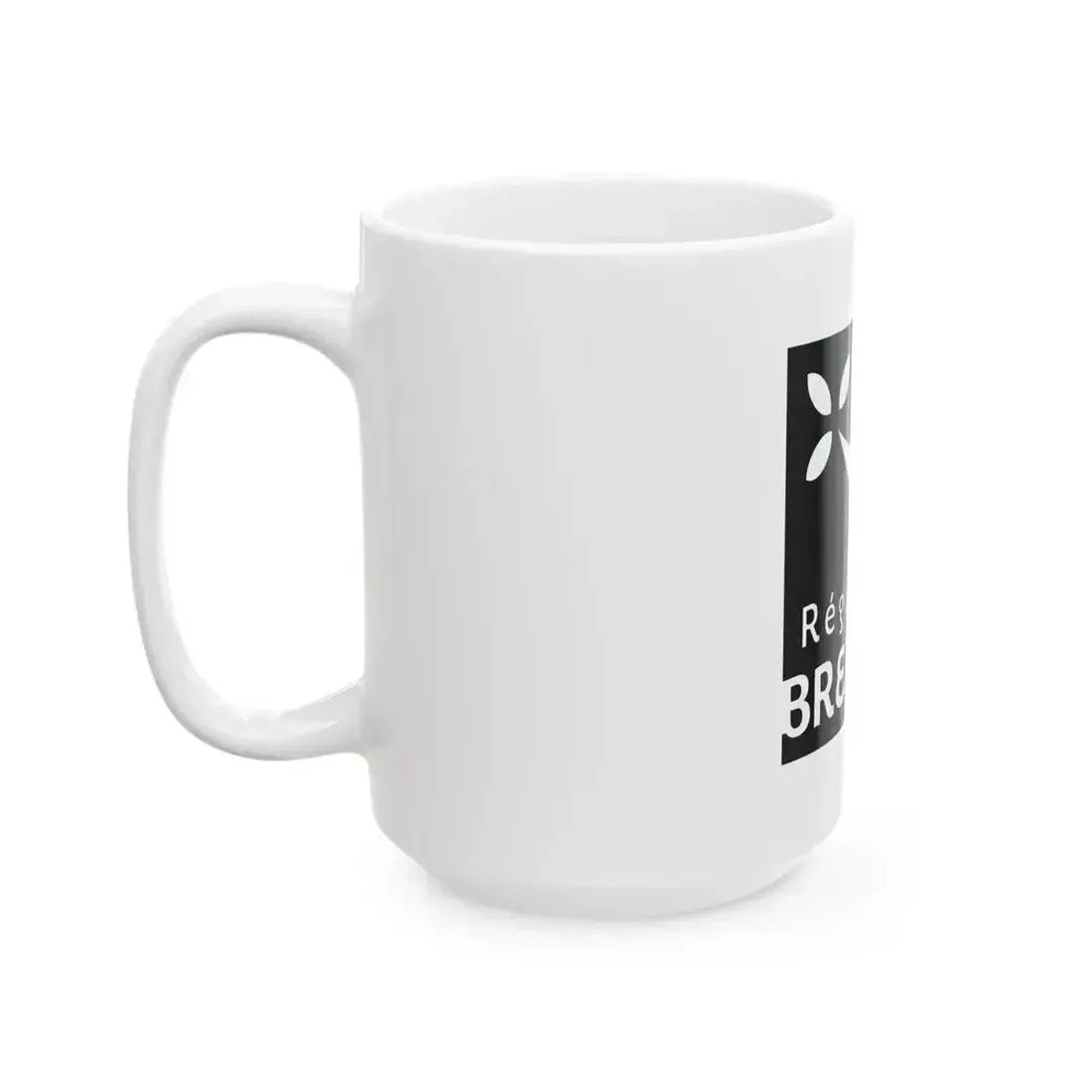 Banniel logo rannvro Breizh (France) White Coffee Mug - Go Mug Yourself