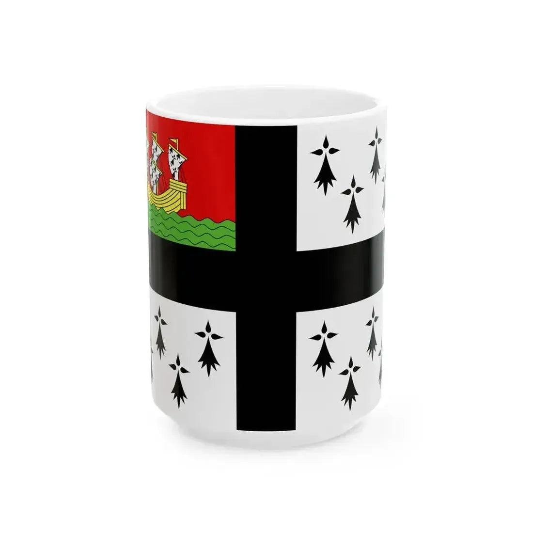 Banniel naoned all (France) White Coffee Mug 15oz - Go Mug Yourself
