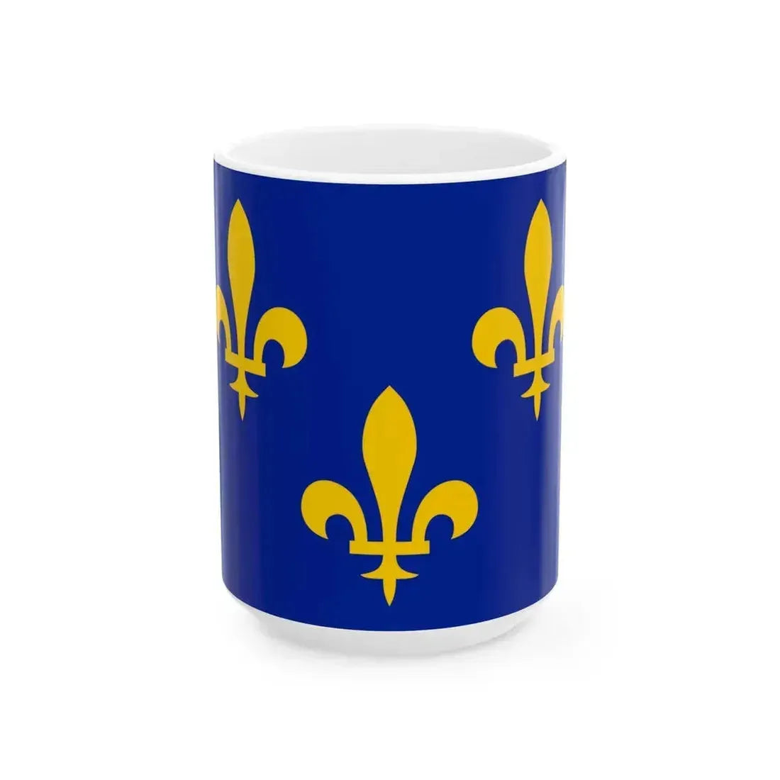 Banniere de France style 1400 (France) White Coffee Mug 15oz - Go Mug Yourself