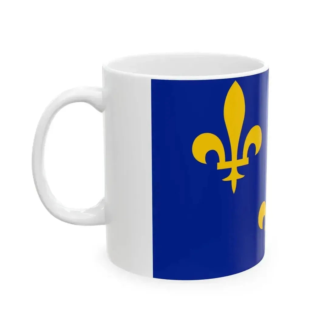 Banniere de France style 1400 (France) White Coffee Mug - Go Mug Yourself