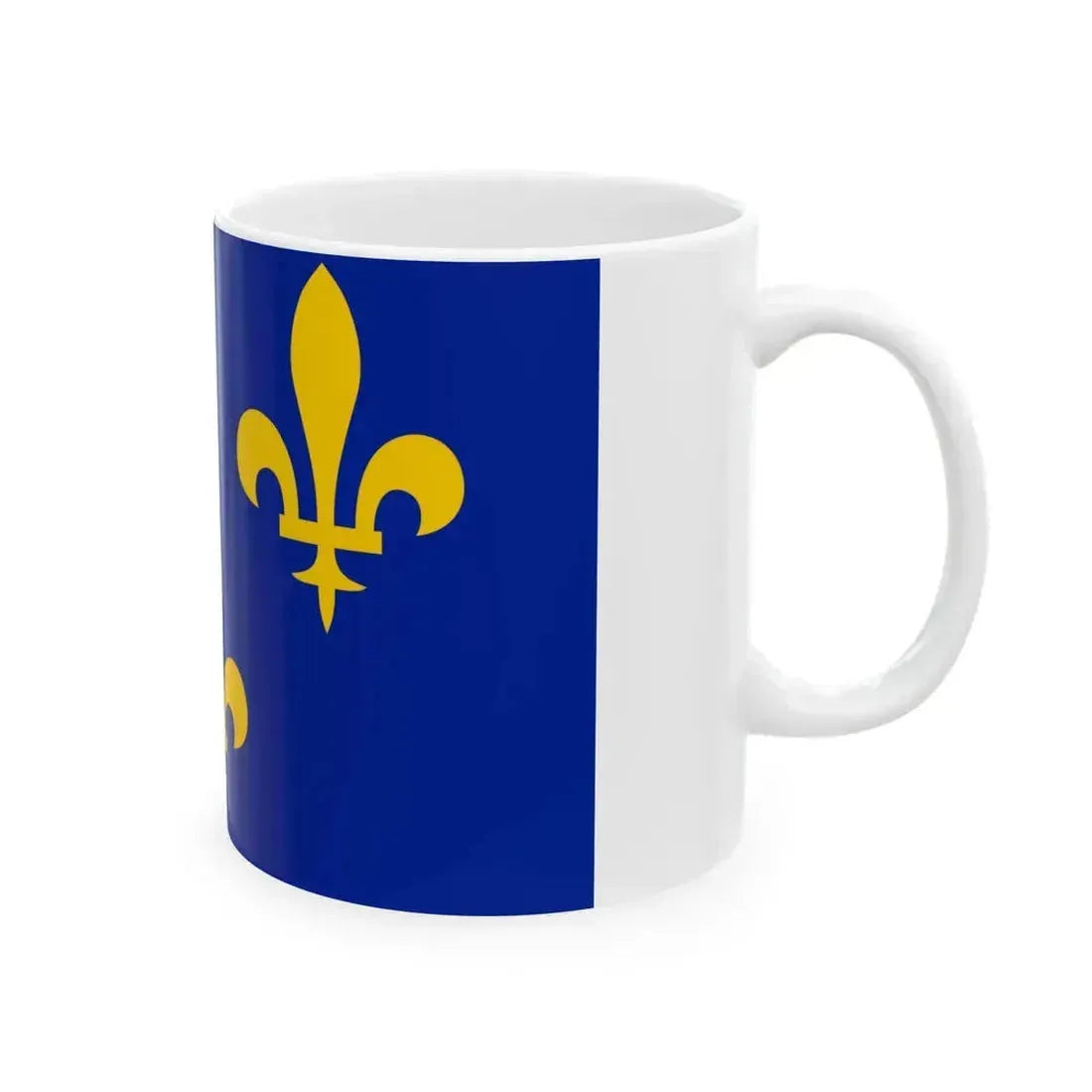 Banniere de France style 1400 (France) White Coffee Mug - Go Mug Yourself