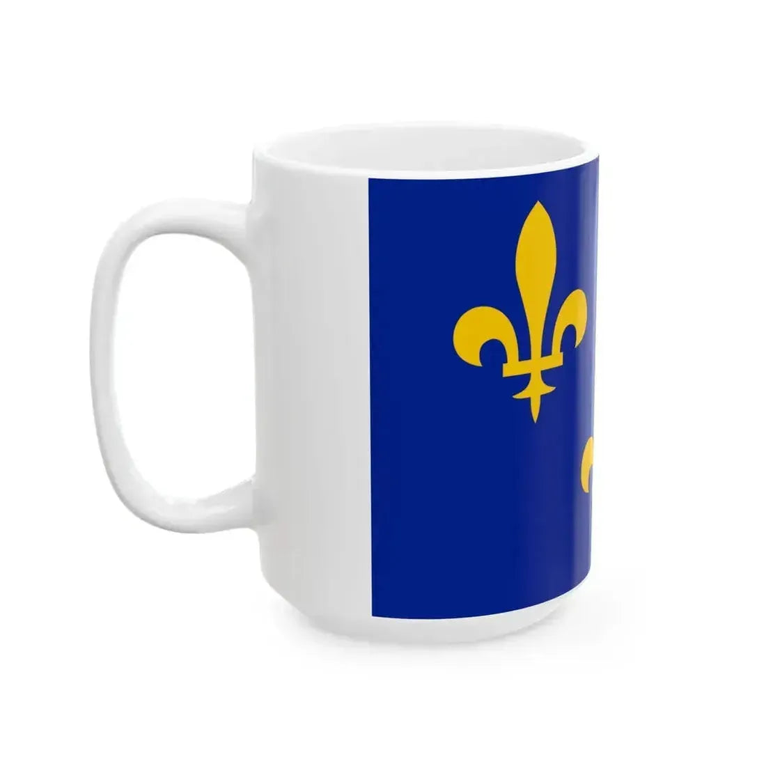 Banniere de France style 1400 (France) White Coffee Mug - Go Mug Yourself